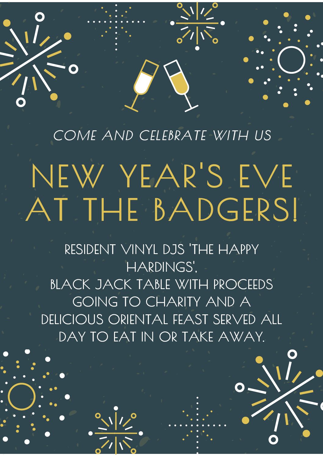 New Year’s Eve at the Badgers 2021!