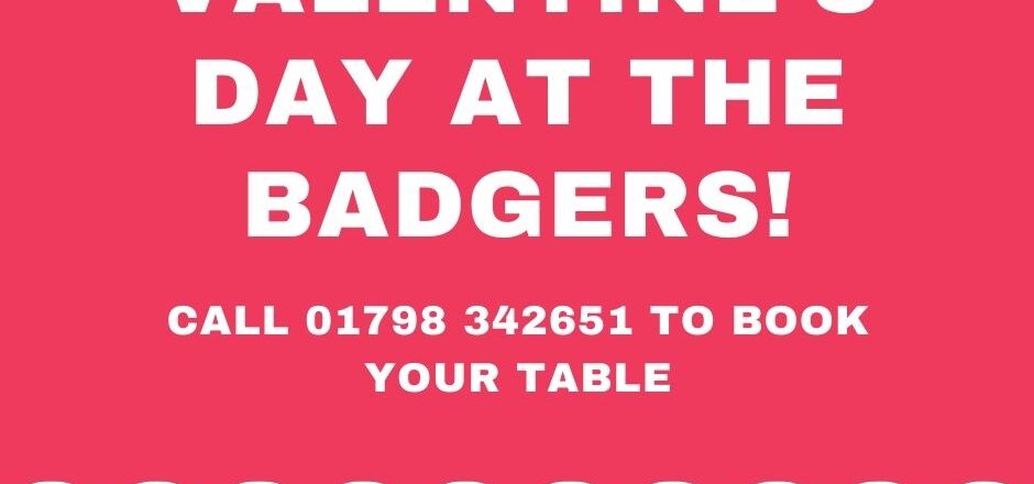 Valentine’s Day at the Badgers!